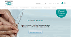 Desktop Screenshot of ecowater.be